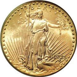 1925-D $20 MS64 PCGS