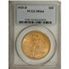Image 3 : 1925-D $20 MS64 PCGS