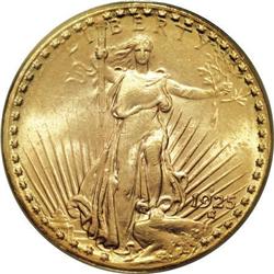 1925-S $20 MS63 PCGS