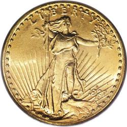 1927-S $20 MS62 PCGS