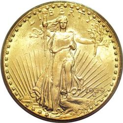 1929 $20 MS61 PCGS