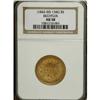 Image 3 : A. Bechtler $5, 134G. 21C. AU58 NGC