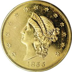 1855 $50 Kellogg & Co. Fifty Dollar PR63 PCGS