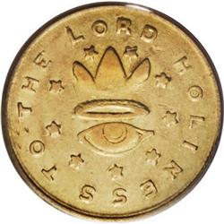 1850 $5 Mormon Five Dollar AU55 PCGS