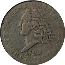 1792 P10C Disme, Judd-10, Pollock-11, High R.6,