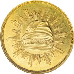 1836 PG$1 Gold Dollar, Judd-67, Pollock-70, R.5,