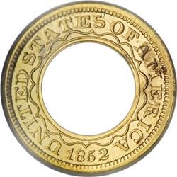 1852 PG$1 Gold Dollar, Judd-145 Thin,