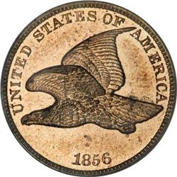 1856 Flying Eagle Cent Judd-184 PR64 Cameo PCGS