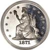 1871 25C Standard Silver Quarter Dollar,