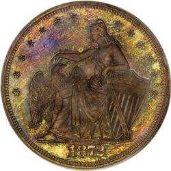1872 $1 Amazonian, Judd-1206, PR65 RB PCGS