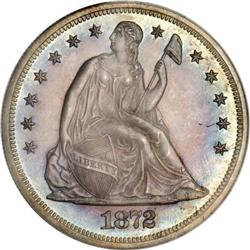 1872 T$1 Commercial Dollar, Judd-1219,