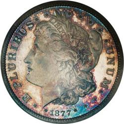 1877 50C Morgan Half Dollar, Judd-1510,