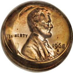 1968-S 1C Double Struck PR65 Red ANACS