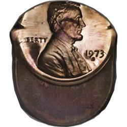 Mated 1973-S Lincoln Cent Pair PR67 RB NGC