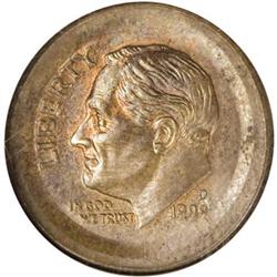 1999-D 10C Dime--Broadstruck on a Cent