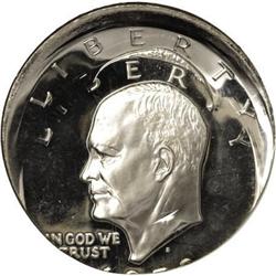 1973-S Silver Clad Eisenhower Dollar $1--Double