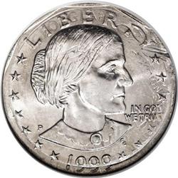 1999-P SBA$ Anthony Dollar--Struck on a 1999-P