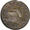 Image 1 : 1855 P1C Flying Eagle Cent, Judd-168 Original,