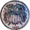 Image 1 : 1863 2C Two Cents, Judd-312, Pollock-377, R.4,