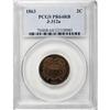 Image 3 : 1863 2C Two Cents, Judd-312A, Pollock-377, R.4,