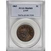 Image 3 : 1863 3C Judd-319 PR65 RB PCGS
