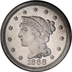 1868 10C Ten Cents, Judd-647, Pollock-720, Low