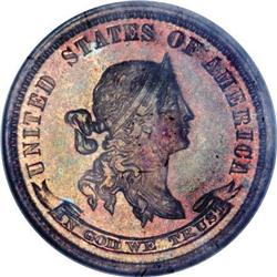 1869 10C Standard Silver Ten Cents, Judd-705,