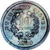 Image 2 : 1869 10C Standard Silver Ten Cents, Judd-705,