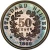 Image 2 : 1869 50C Standard Silver Half Dollar, Judd-742,