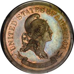 1869 50C Standard Silver Half Dollar, Judd-745,