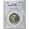 Image 3 : 1869 50C Standard Silver Half Dollar, Judd-754,