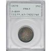 Image 3 : 1870 25C Standard Silver Quarter Dollar,