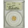 Image 3 : 1849-C G$1 Closed Wreath AU58 PCGS