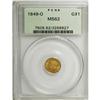 Image 1 : 1849-O G$1 MS62 PCGS
