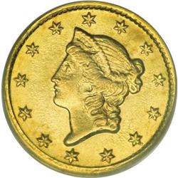 1853-C G$1 AU55 PCGS