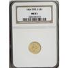 Image 1 : 1854 G$1 Type Two MS61 NGC