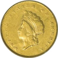 1855-C G$1 VF30 PCGS