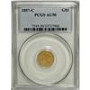 Image 3 : 1857-C G$1 AU50 PCGS