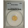 Image 3 : 1857-D G$1 MS61 PCGS