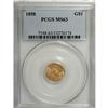 Image 1 : 1858 G$1 MS63 PCGS