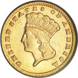 1859-C G$1 AU50 PCGS