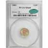 Image 3 : 1881 G$1 MS68 PCGS