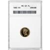 Image 1 : 1883 G$1 MS63 Prooflike ANACS
