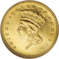 1886 G$1 MS66 Prooflike NGC