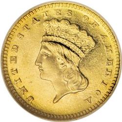 1886 G$1 MS67 Prooflike NGC