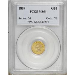 1889 G$1 MS64 PCGS