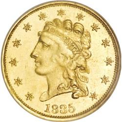 1835 $2 1/2 MS61 NGC