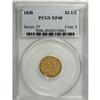 Image 1 : 1838 $2 1/2 XF40 PCGS