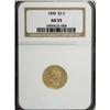 Image 1 : 1838 $2 1/2 AU53 NGC