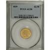 Image 3 : 1839 $2 1/2 AU58 PCGS